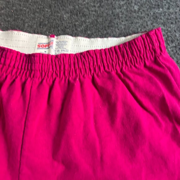 SOFFE Hot Pink Vintage Athletic Mini Shorts Women's Sz Med Y2K 90s - Picture 8 of 8